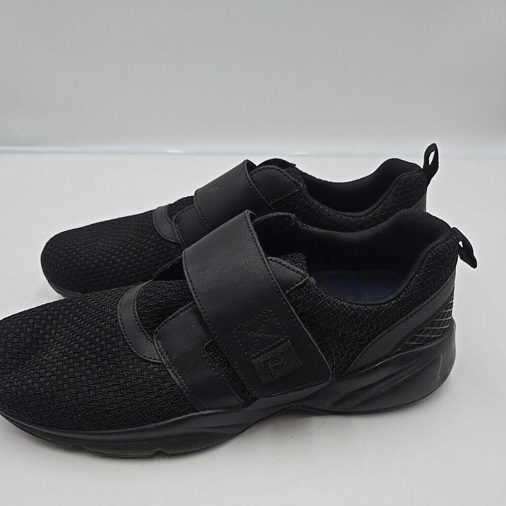 Propét‎ Women's Stability X Strap Shoe, Black/Black, 13 Medium US